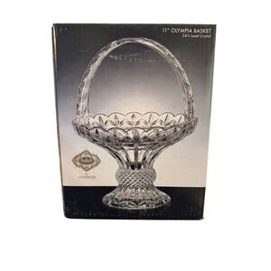 Godinger‎ Shannon Crystal 11 Inch Olympia Basket Lead Crystal